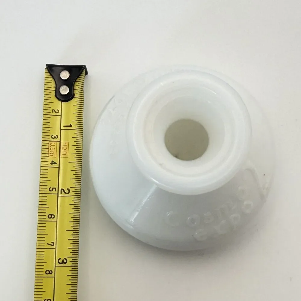 Carr-Lowrey Glass Salesman Sample Cosmo Expo 2 Promotional Milk Glass Bottle '74
